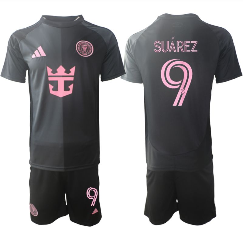 Men 2025-2026 Club Inter Milan CF away Black #9 Soccer Jersey